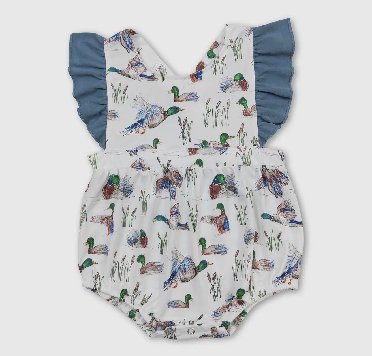 Girls Duck Romper